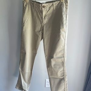 Gap Girlfriend Chino Pants in Khaki